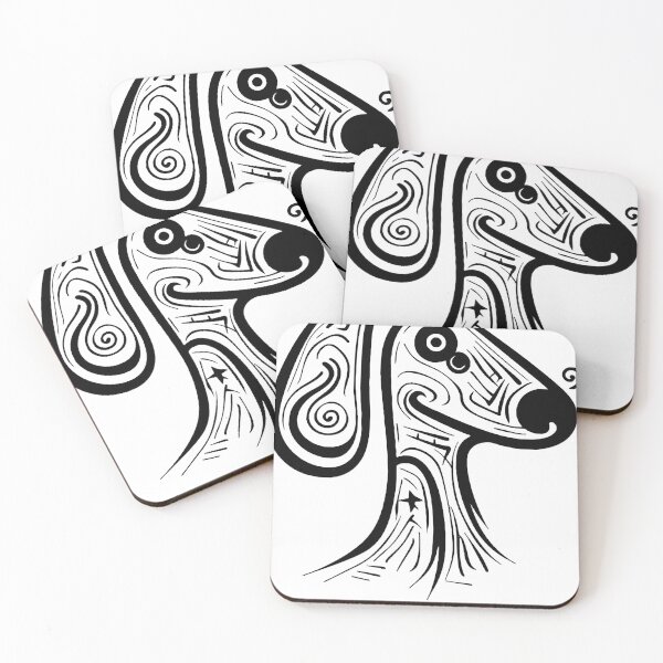 Item preview, abstract dog designed and sold by leodiazuv.