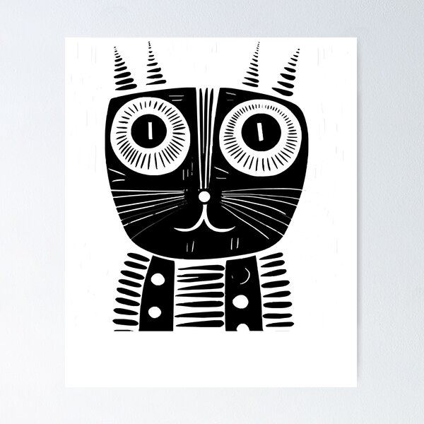 cat with big eyes Poster for Sale by carterfox2v