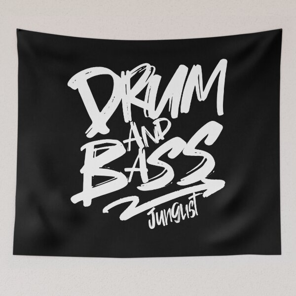 Artikelvorschau, DRUM AND BASS - Junglist Signature (weiß) entworfen und verkauft von Discothreadz.