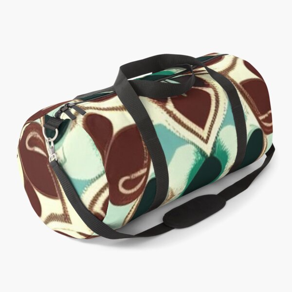 Item preview, Brown blue retro pattern designed and sold by Roxburylane.