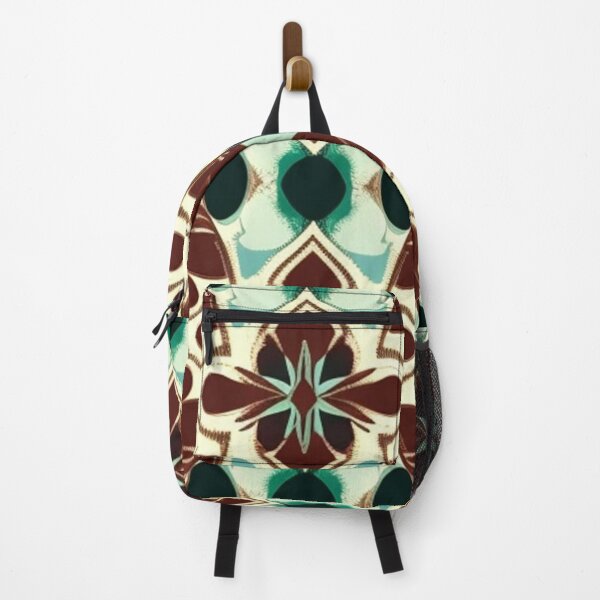 Item preview, Brown blue retro pattern  designed and sold by Roxburylane.