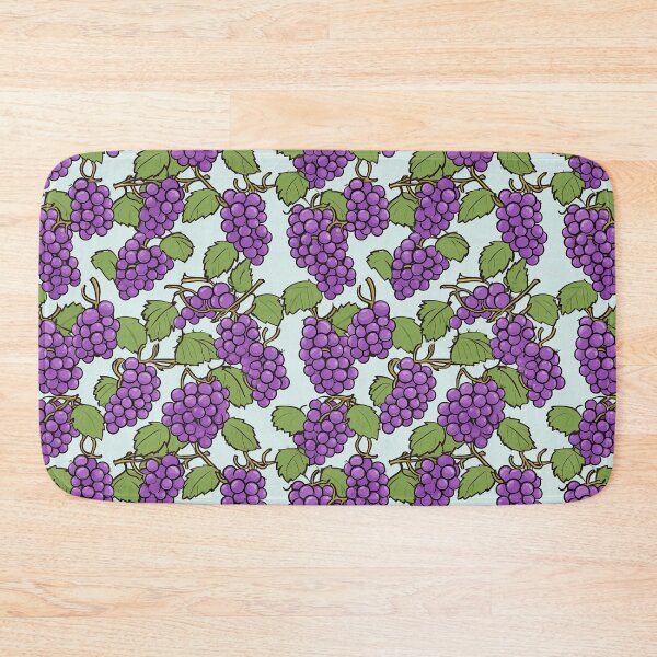 Item preview, cute grape seamless designed and sold by NatthyDesign.