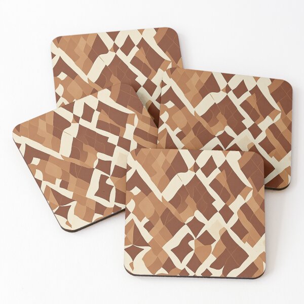 Item preview, Chocolate checkered pattern designed and sold by CoolPixels.