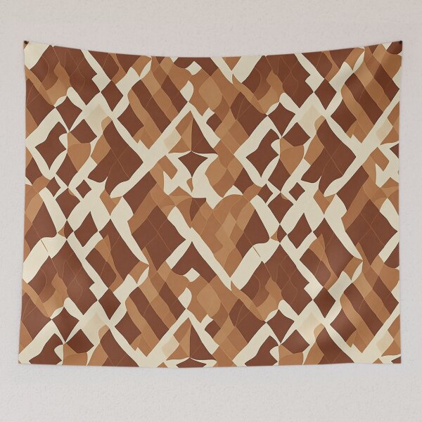 Item preview, Chocolate checkered pattern designed and sold by CoolPixels.