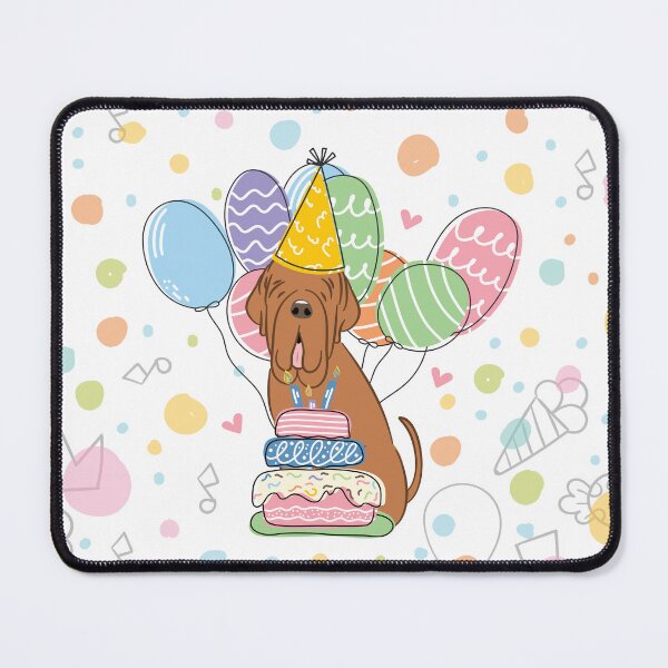 Item preview, Mahogany Red Neapolitan Mastiff Neo Dog Birthday Party designed and sold by Lulupainting.