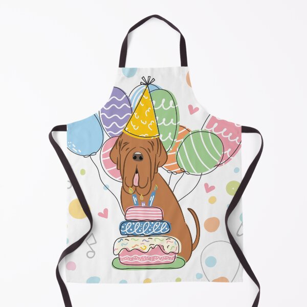 Item preview, Mahogany Red Neapolitan Mastiff Neo Dog Birthday Party designed and sold by Lulupainting.