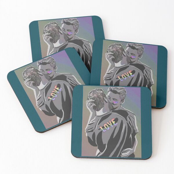 Item preview, Kiss at Pride Sticker designed and sold by LinneaHagenes1.