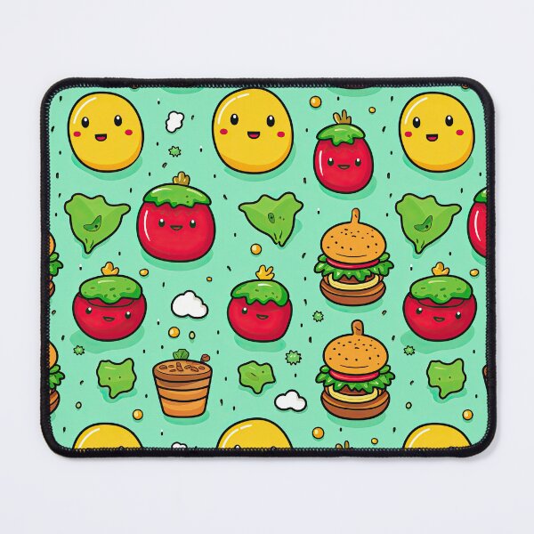 Item preview, cute hamberger seamless designed and sold by NatthyDesign.