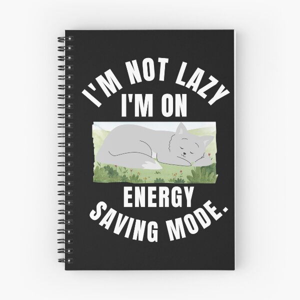 Item preview, I'm Not Lazy I'm On Energy Saving Mode Classic T-Shirt designed and sold by padeddesignart.