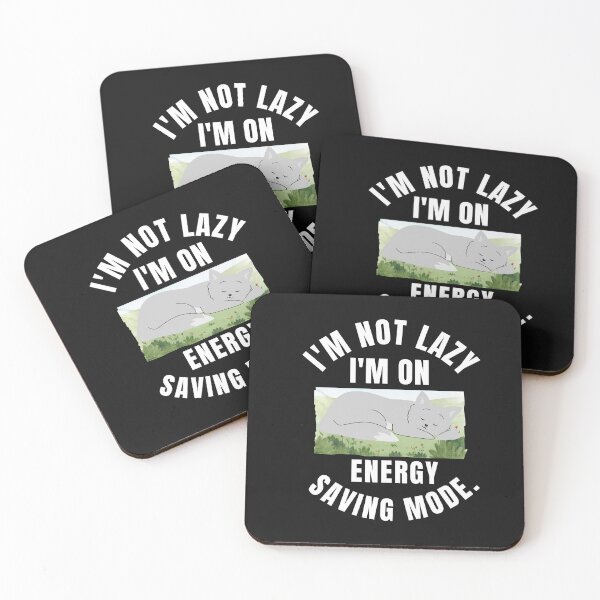 Item preview, I'm Not Lazy I'm On Energy Saving Mode Classic T-Shirt designed and sold by padeddesignart.
