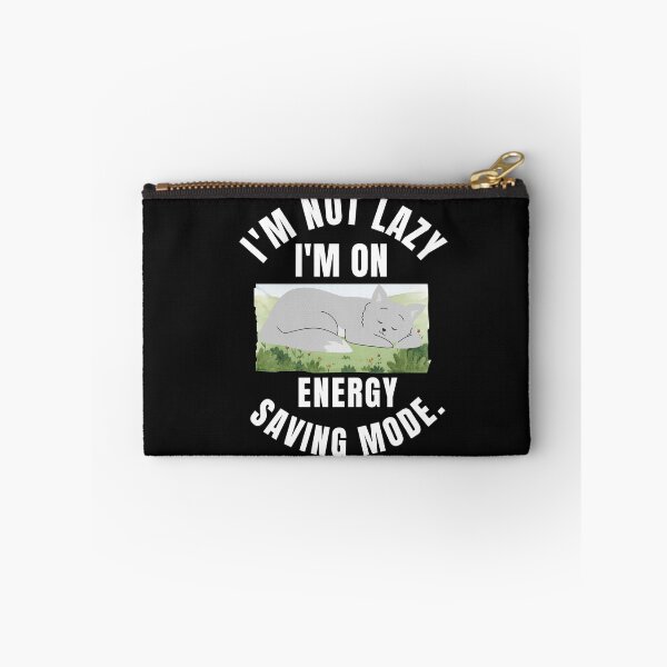 Item preview, I'm Not Lazy I'm On Energy Saving Mode Classic T-Shirt designed and sold by padeddesignart.