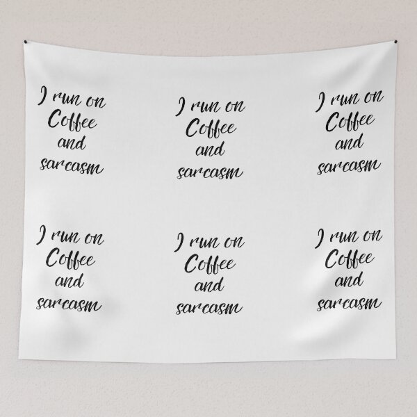 Item preview, Coffee and Sarcasm designed and sold by CarrieBrose.