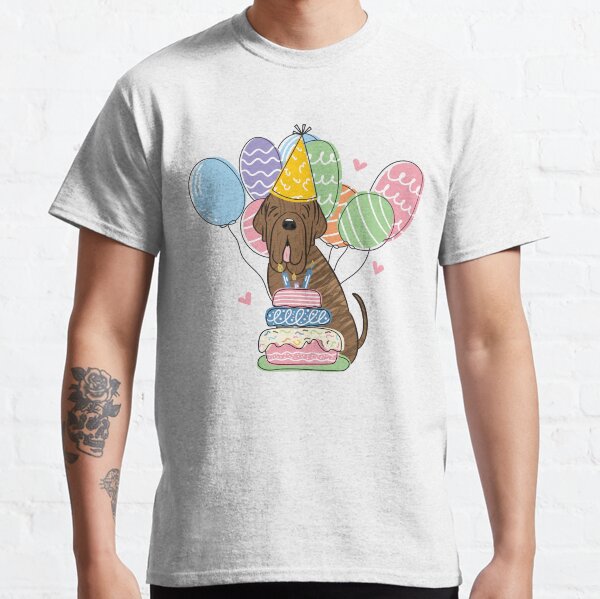 Item preview, Brindle Neapolitan Mastiff Neo Dog Birthday Party designed and sold by Lulupainting.