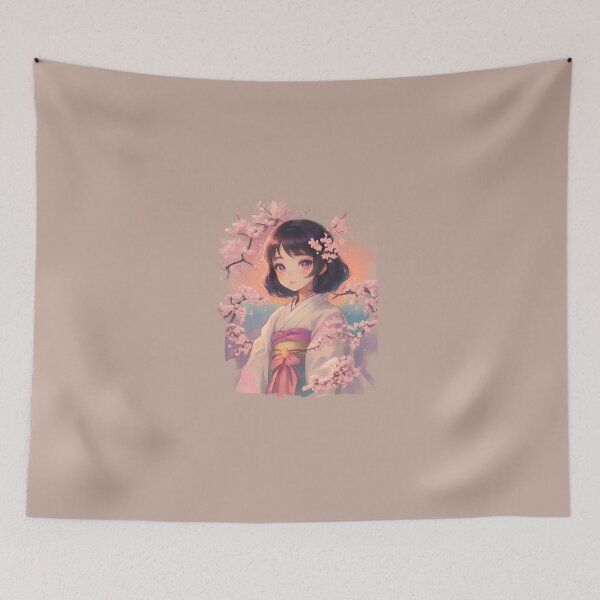 Item preview, Vintage Cherry Blossom Japanese Illustration  designed and sold by Selenes Designs.