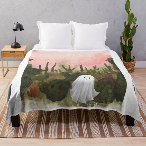 Item preview, Watercolor Landscape Desert Valley Ghost designed and sold by OscarAndOphelia.