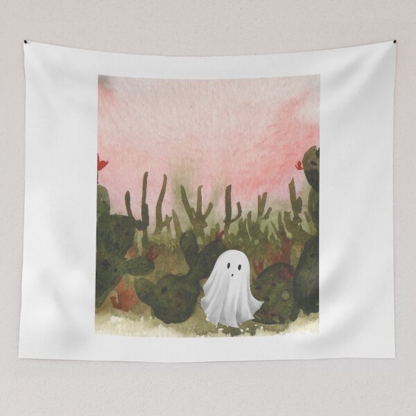Item preview, Watercolor Landscape Desert Valley Ghost  designed and sold by OscarAndOphelia.