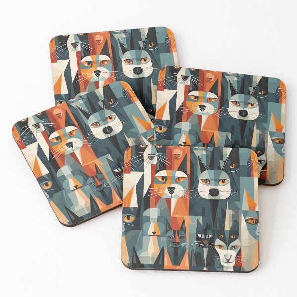 Item preview, Geometric abstract pet pattern3, Seamless designed and sold by zerocrystal.