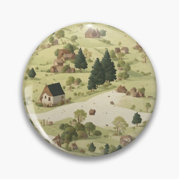 Item preview, Countryside pattern, rustic landscapes designed and sold by CoolPixels.