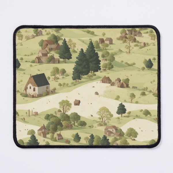 Item preview, Countryside pattern, rustic landscapes designed and sold by CoolPixels.