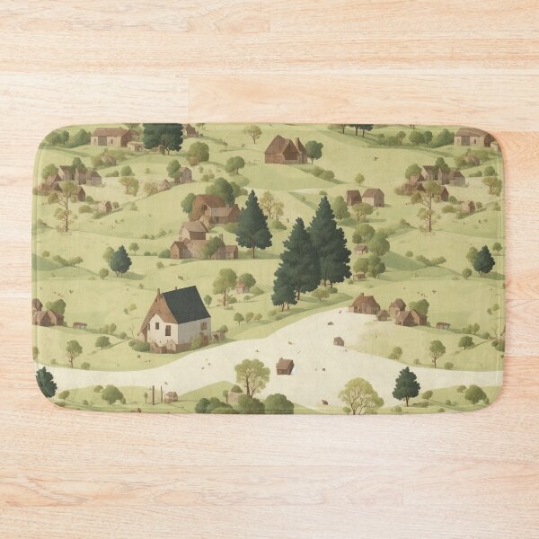 Item preview, Countryside pattern, rustic landscapes designed and sold by CoolPixels.