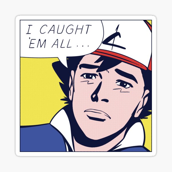 Pop Monster Catching Boy Sticker