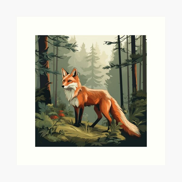 Item preview, Forest Fox designed and sold by FineArtsPro.