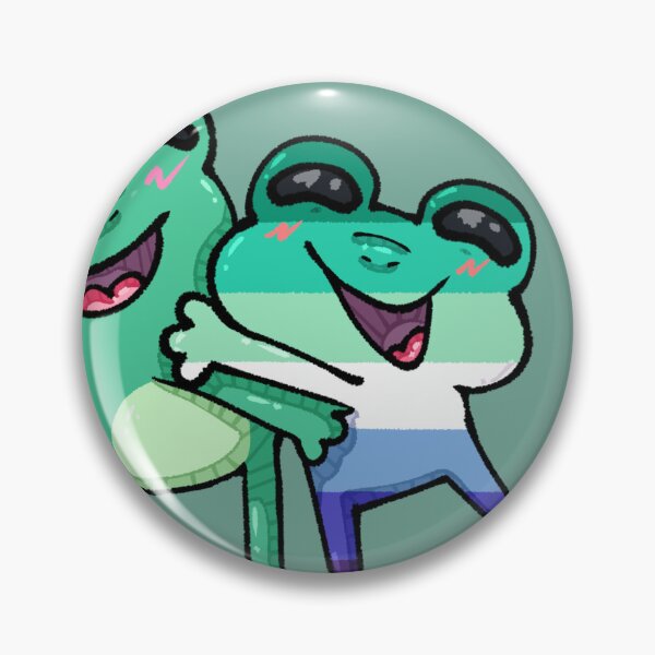 Item preview, Gay men pride frogs designed and sold by LoveMug.