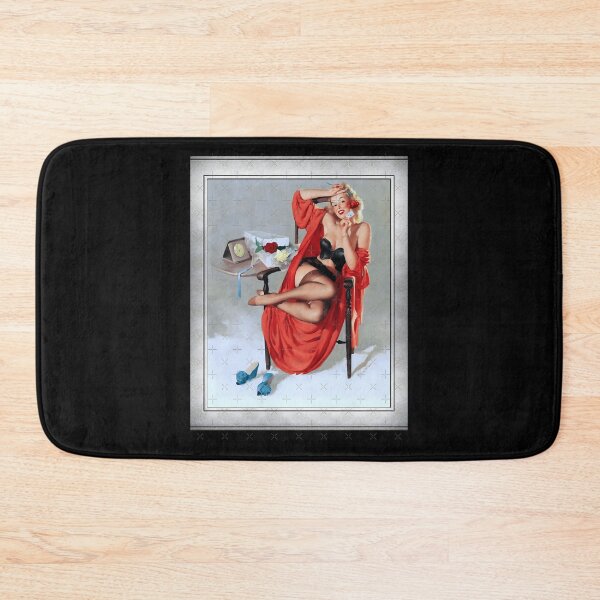 Item preview, A Bouquet Of Roses by Gil Elvgren Remastered Xzendor7 Old Masters Art Reproductions (1) designed and sold by HauteTrend.