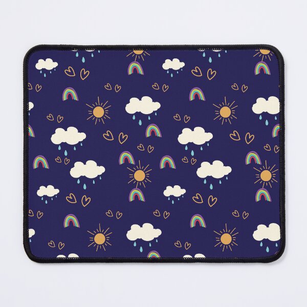 Item preview, Seamless pattern sun cloud rainbow heart for background designed and sold by Snice18.
