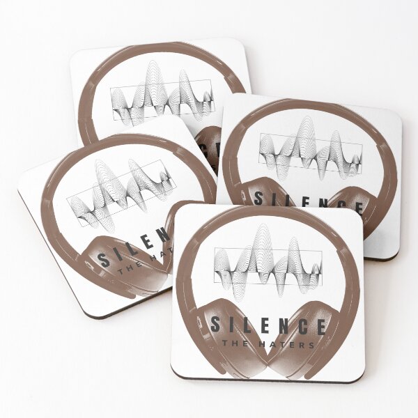 Item preview, Silence the Haters Headphones designed and sold by BelieveandBless.