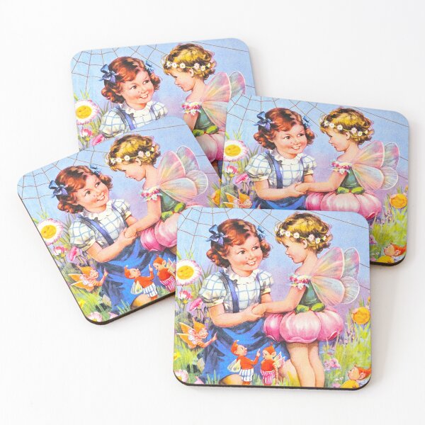 Item preview, Meeting the fairies, Vintage children's illustration  designed and sold by Faerieglen.