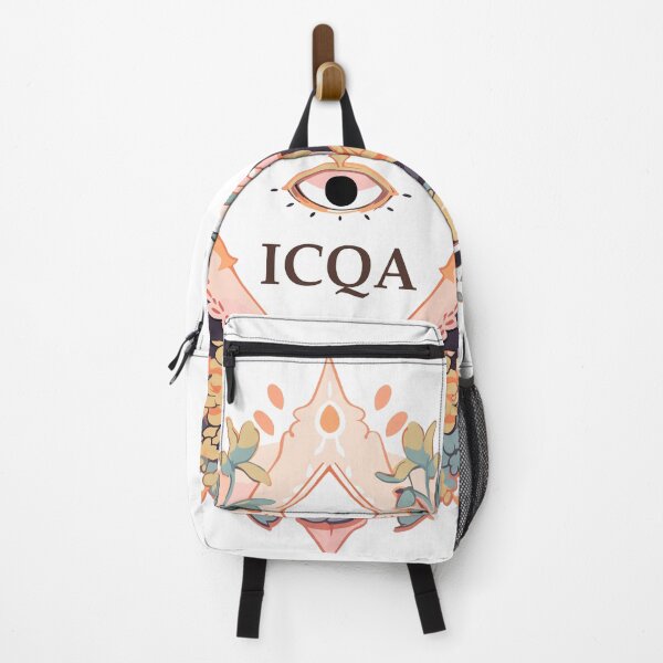 Item preview, Pink ICQA Floral Badge designed and sold by SweetClicks123.