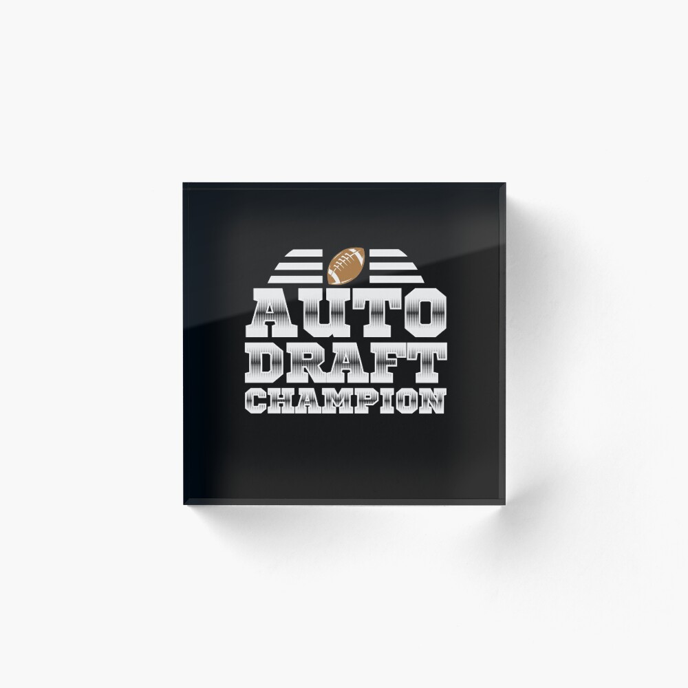 Auto Draft Champion Fantasy Football | Art Board Print