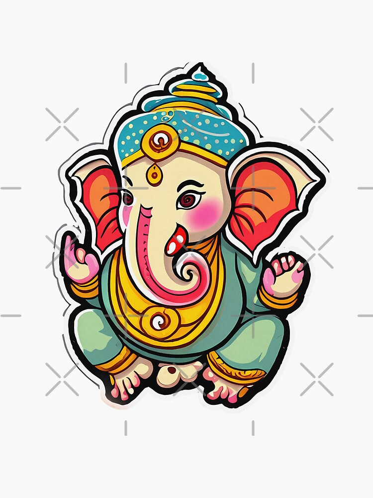 INDIAN LORD GANESH LINE ART Royalty Free SVG, Cliparts, Vectors, and Stock  Illustration. Image 170928894.