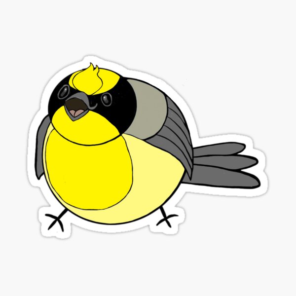 Item preview, Helmeted Honeyeater designed and sold by annabriggsart.