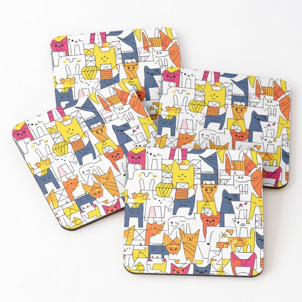 Item preview, Geometric abstract pet pattern1, Seamless designed and sold by zerocrystal.