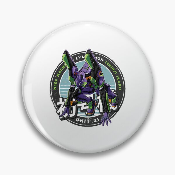Item preview, Evangelion Unit 01 Badge designed and sold by LuxuryJellyTan.