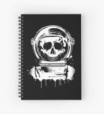 Skull Astronaut Graffiti Stencil Spiralblock
