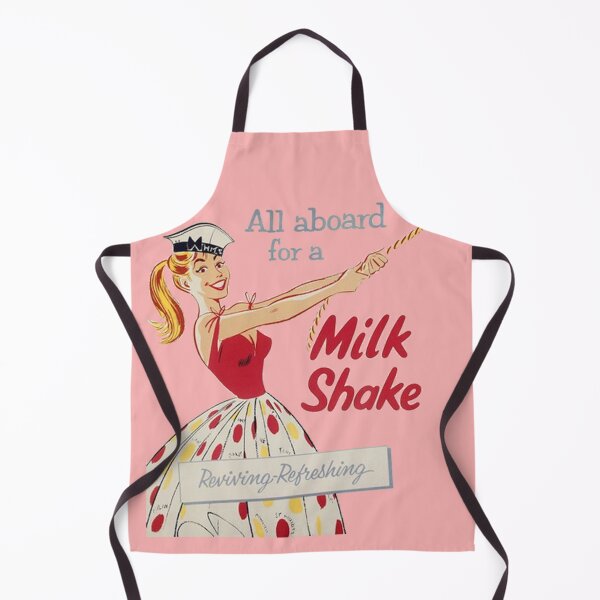 Artikelvorschau, Retro-Milchshake-Werbung entworfen und verkauft von DukeGroovy.