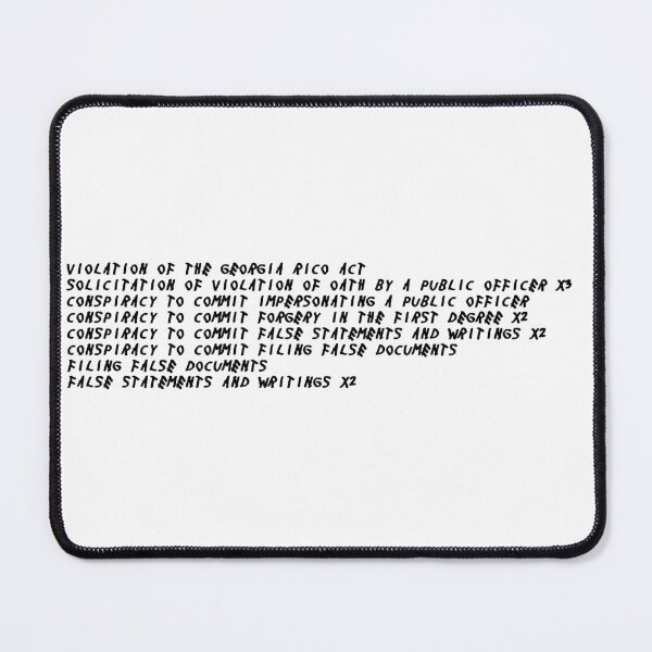 Item preview, trump's charges - woes font designed and sold by hunnydoll.
