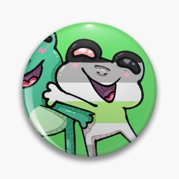 Item preview, Agender pride frogs designed and sold by LoveMug.