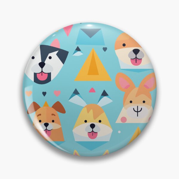 Item preview, Geometric cute pet pattern, Seamless designed and sold by zerocrystal.