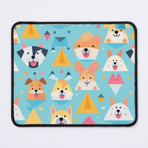 Item preview, Geometric cute pet pattern, Seamless designed and sold by zerocrystal.