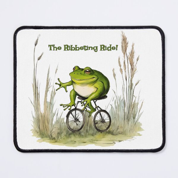 Item preview, Ribbeting Ride Frog Design designed and sold by ArtShare.