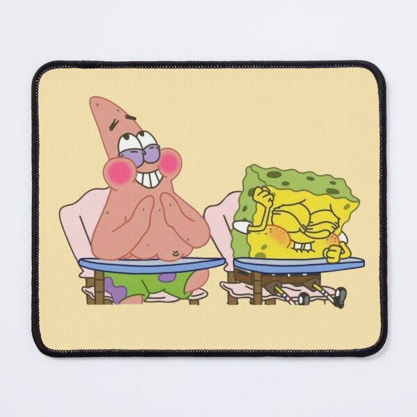 Vista previa del artículo con la obra «Bob Esponja y Patricio Riendo», diseñado y vendido por WitchyHippy.