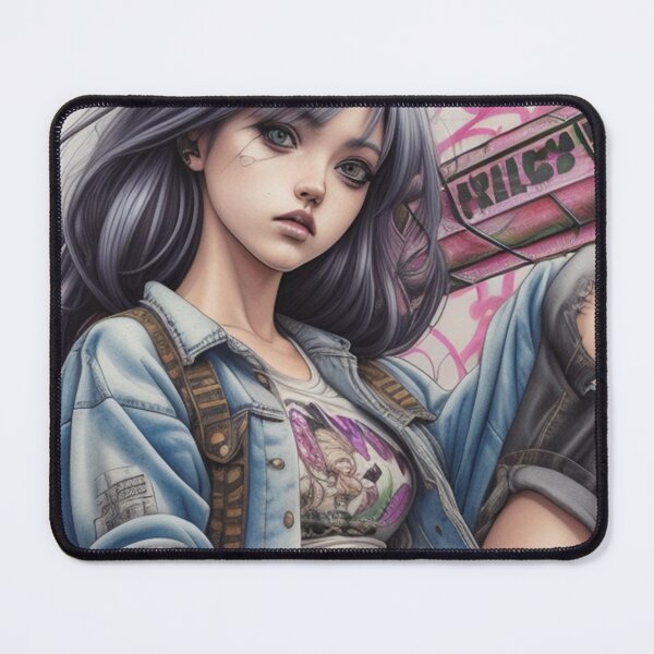 Item preview, Anime girl in the city designed and sold by Roxburylane.