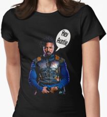 Hey Auntie shirt Women's Fitted T-Shirt