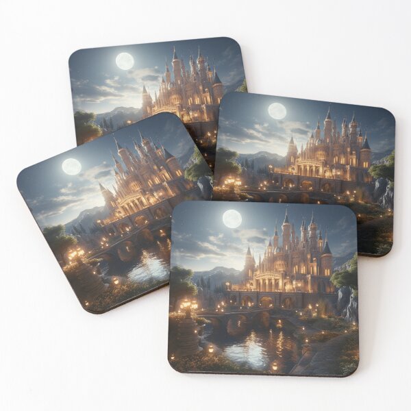 Item preview, Fantasy Castle Scene Art Piece designed and sold by Finalcutimaging.