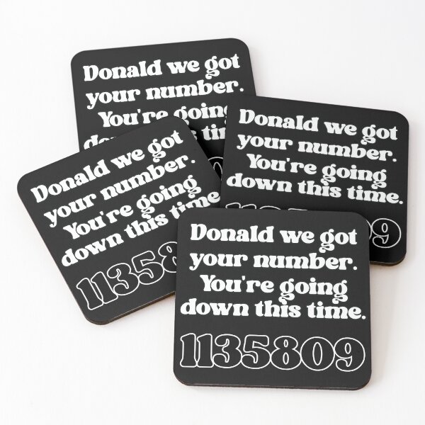 Item preview, Donald we got your number. You're going down this time. Funny Trump indicted again. designed and sold by JoyOfHopeStore.