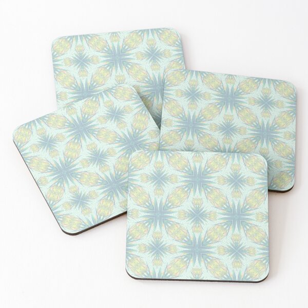 Item preview, Tulip Mosaic [Aqua] designed and sold by Carina Parry Studios.